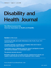 Disability and Health Journal杂志封面